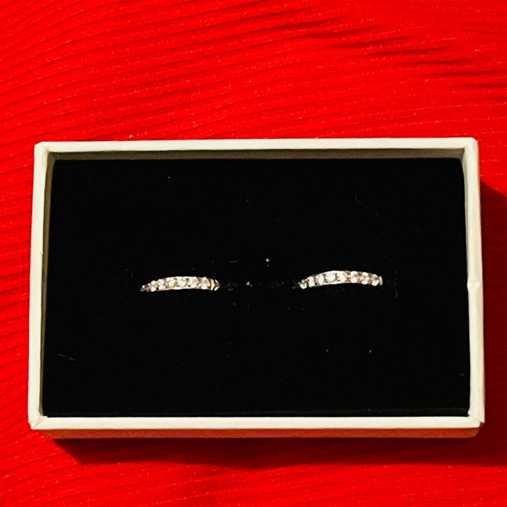 Maison Miru Silver Elegant Silver Tone Earrings - Picture 17 of 17